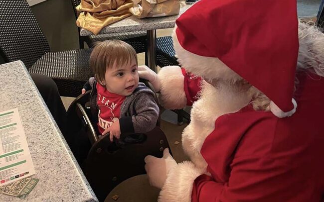 Real Beard Santa at Metro Diner - Julington Creek