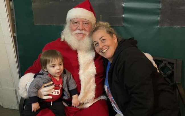 Real Beard Santa at Metro Diner - Julington Creek