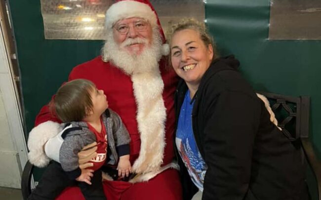 Real Beard Santa at Metro Diner - Julington Creek