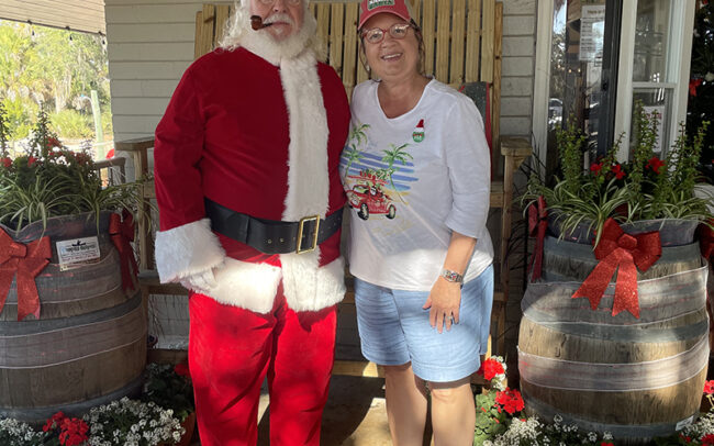 Sunday with Real Beard Santa - Tomoka Outpost in Ormond Beach