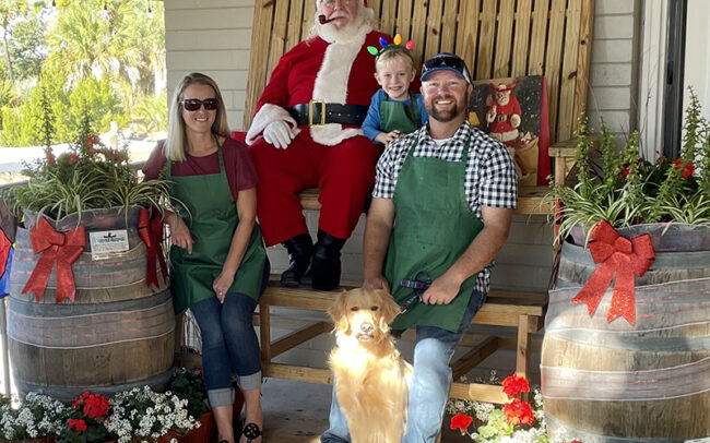 Sunday with Real Beard Santa - Tomoka Outpost in Ormond Beach