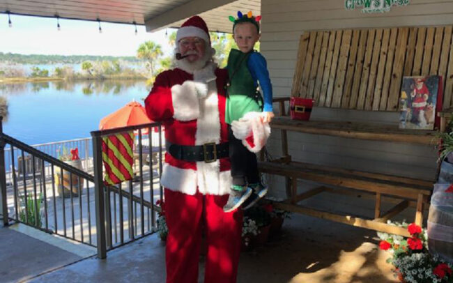 Sunday with Real Beard Santa - Tomoka Outpost in Ormond Beach