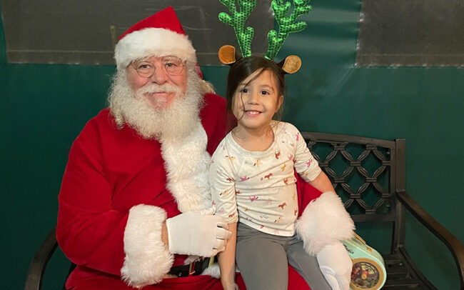 Real Beard Santa at Metro Diner - Julington Creek