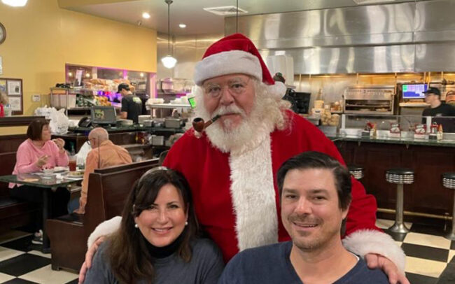 Real Beard Santa at Metro Diner - Julington Creek