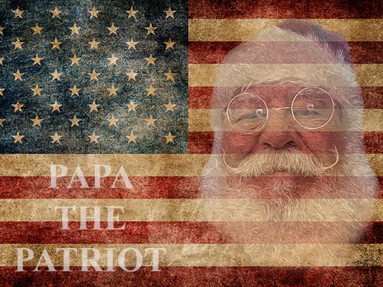 The Real Papa Claus Patriot Photo