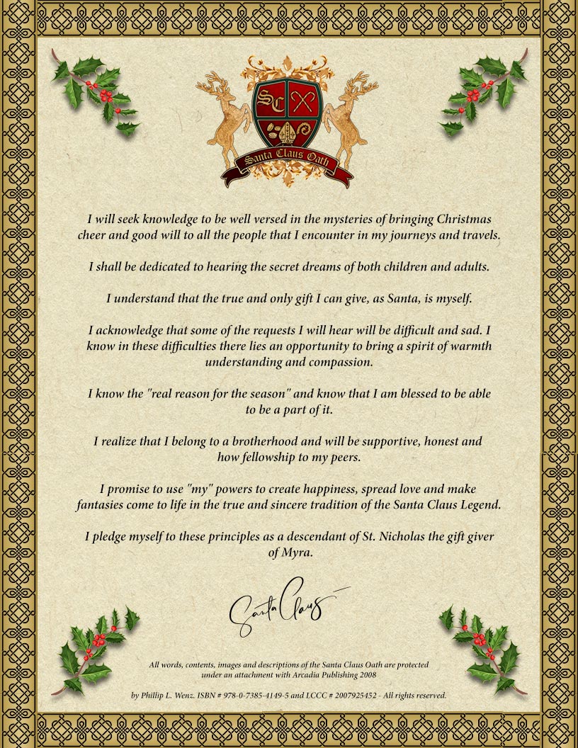 Real Beard Santa Claus Oath Real Beard Santa Claus Oath
