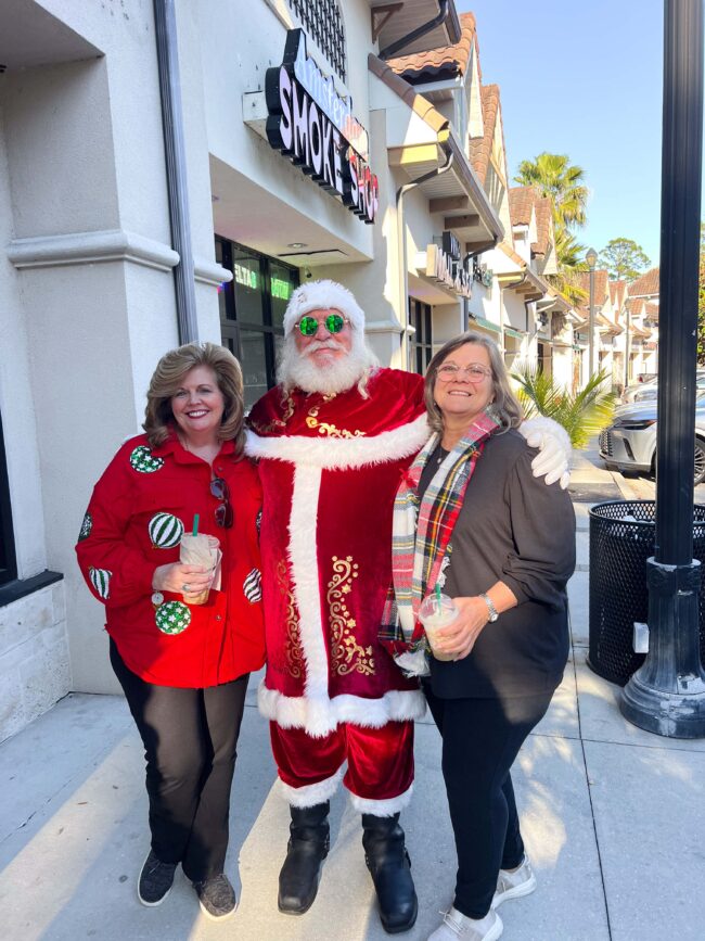 Southern Belles love Santa!