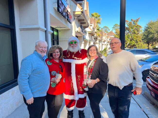 Some good ole Southern Folks lovin some Santa time!