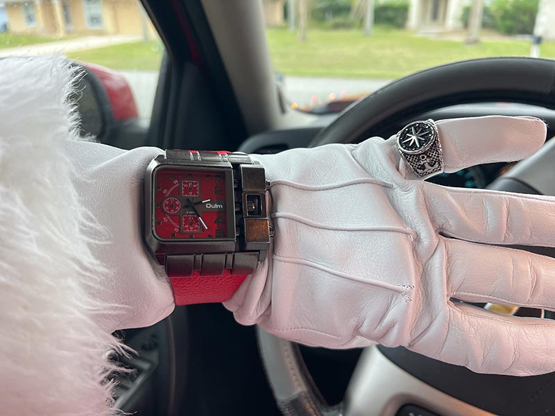 Papa's dress watch & ring. Styling Claus