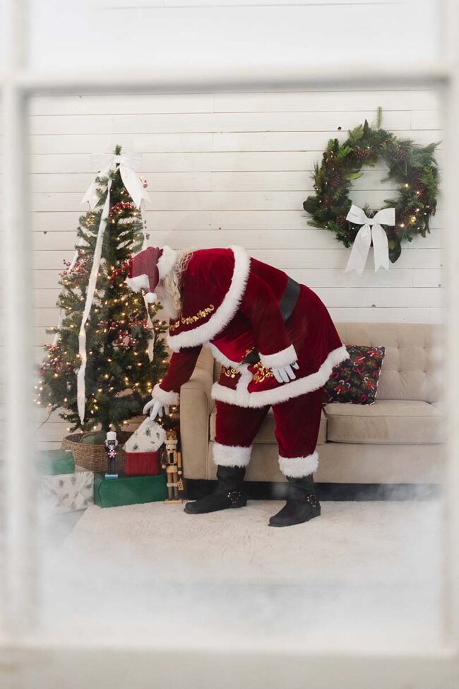 Delivering the presents