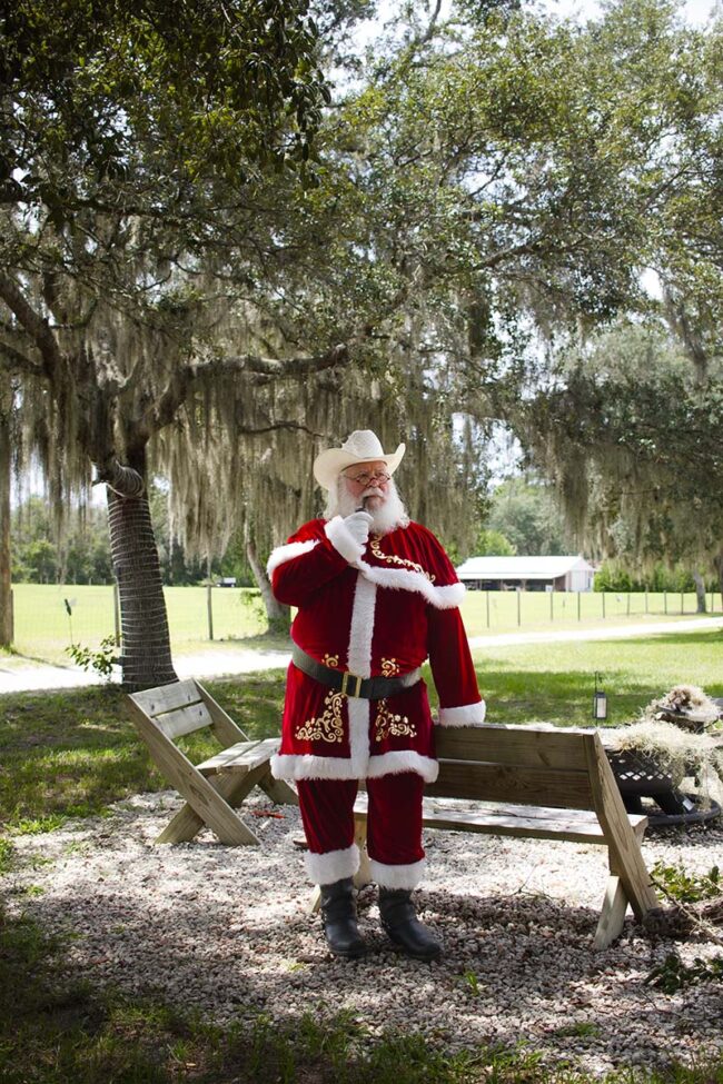 Cowboy Real Beard Santa
