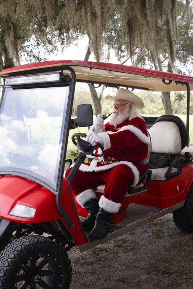 Cowboy Real Beard Santa