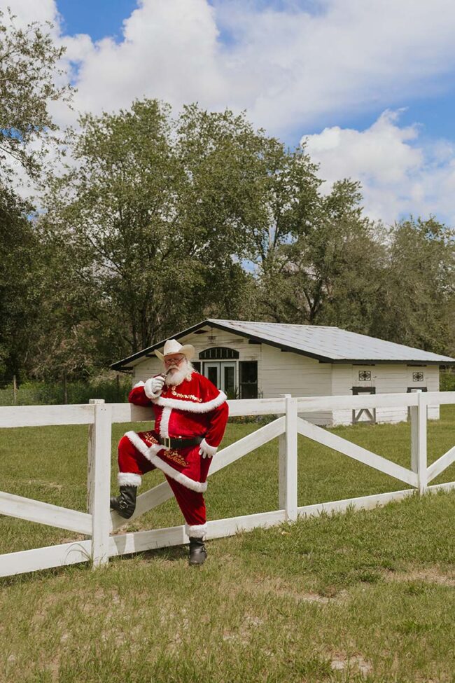Cowboy Real Beard Santa